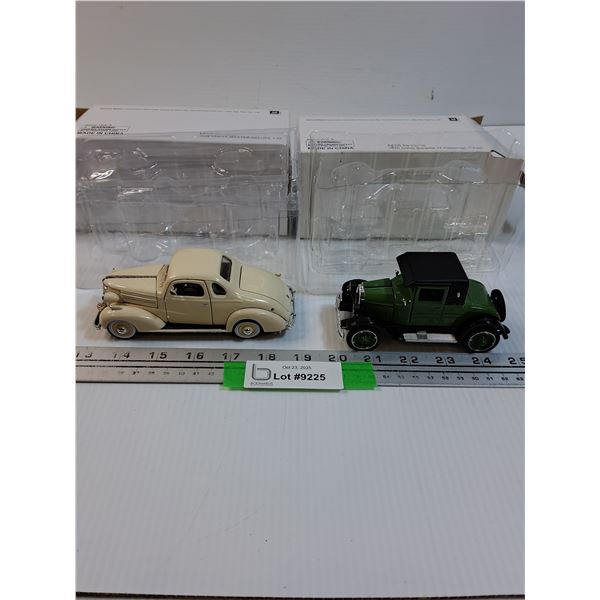 (2) Die Cast Models (1:32 Scale) - 1938 Chevy Master Deluxe & 1926 Chevy Superior Coupe