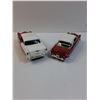 Image 3 : (2) Die Cast Models (1:24 Scale): 1956 Chevy Bel-air & 1953 Ford Victoria