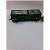Image 4 : (3) Thomas Kinkades Christmas Train Cars - 9" x 3", 6.5" x 3", 8" x 3"