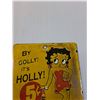 Image 2 : Enamel Metal Sign - Betty Boop - 6" x 4.5"