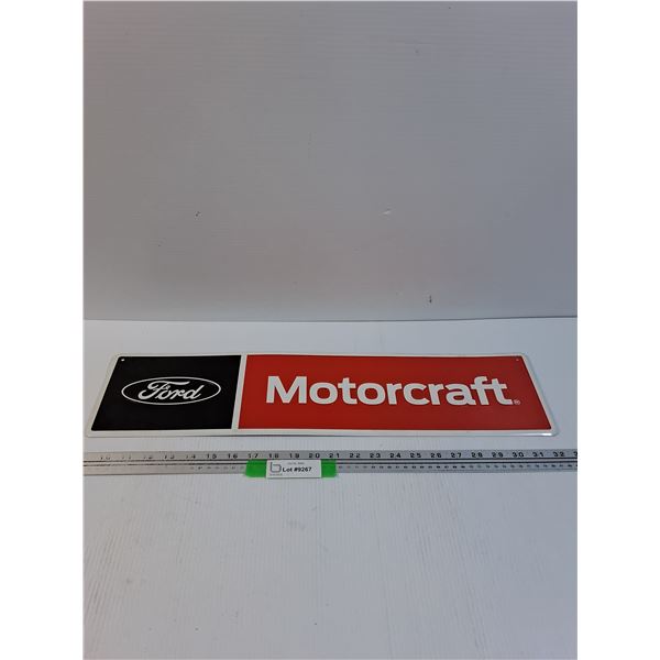 Ford Motorcraft Metal Sign - 24" x 6"