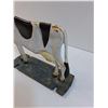 Image 3 : Vintage Cast Metal Cow Decor Painted - 13" x 8" x 3"