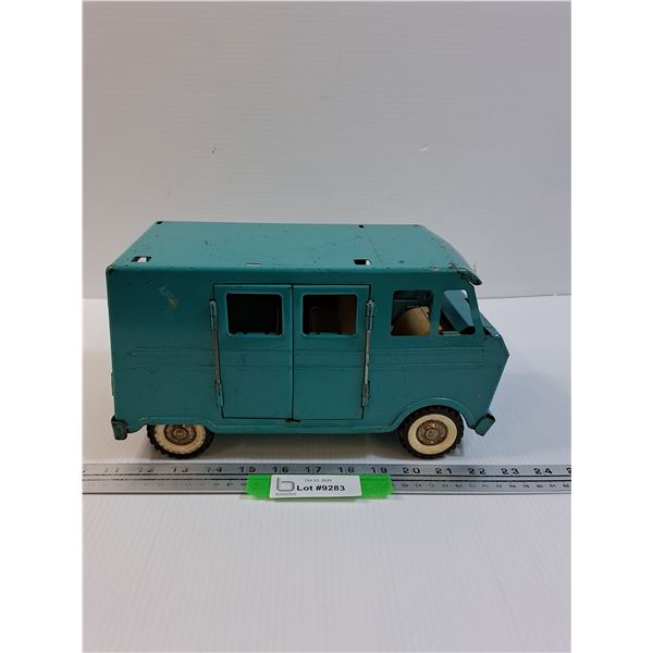 Vintage Structo Weekender Camper Van Pressed Steel Toy Vehicle - 12" x 6" x 6"