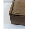 Image 4 : Vintage Wooden Sliding Door Storage Box - 14" x 12" x 5"