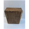 Image 5 : Vintage Wooden Sliding Door Storage Box - 14" x 12" x 5"