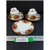 Image 1 : (2) Teacup Sets & Matching Dessert Plate: Royal Albert