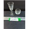 Image 1 : (2) Crystal Liqueur Shot Glasses