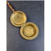 Image 3 : Brass & Wood Bed Warmer - 9.5" Long