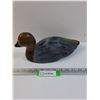 Image 1 : Vintage Folk Art Wooden Duck Decoy- 10" x 6" x 5"
