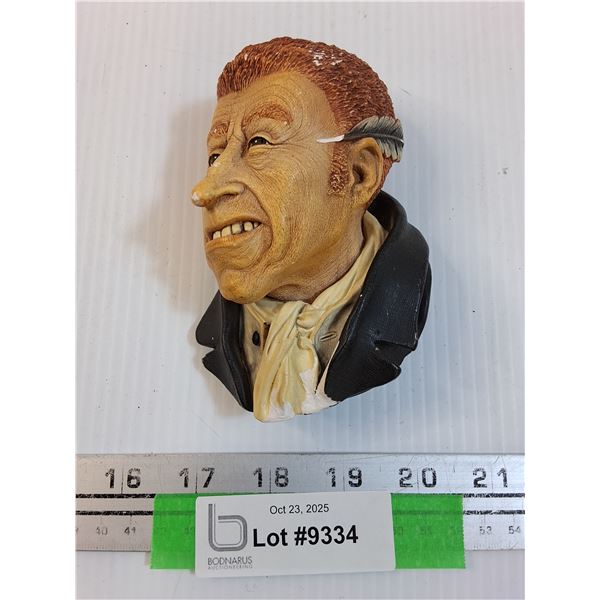 Bossons Head: Urah Heep - Some Wear, as pictured - 5" x 3" x 3.5"