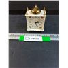 Image 1 : West Germany Alarm Clock - Consignor States Work, As Is - 2.5" x 3" x 1.5"