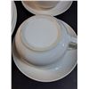 Image 3 : (6) Dudson Serving Plates, (3) Over-sized Coffee Mug Sets