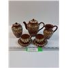 Image 1 : Bulgarian Troyan Pottery Tea Set - Has Chips