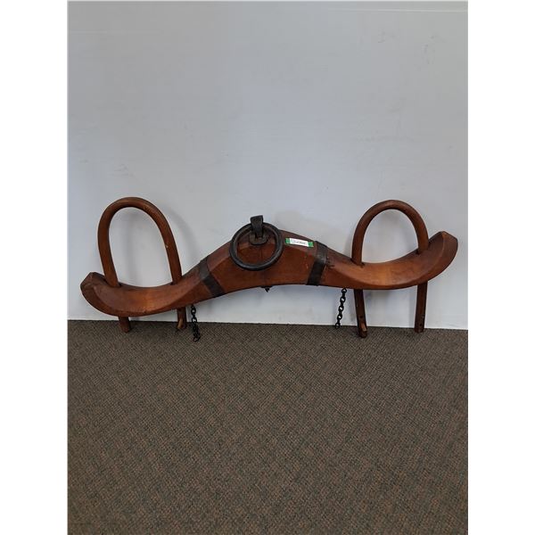 # Antique Wooden Oxen Yoke - 53" X 22" X 7"  - CANNOT SHIP