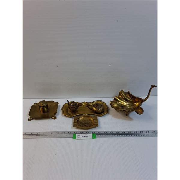 Brass Lot: Incense & Ashtrays