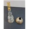 Image 3 : Lamp Shaped Perfume Bottle - Some Damage, As Pictured - 7" Tall