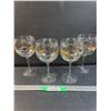 Image 1 : (4) Large Barcelona Mosaic Wine Glasses