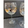 Image 2 : (4) Large Barcelona Mosaic Wine Glasses