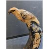 Image 3 : Water Buffalo Horn w/ Carved Eagle  - 12" Tall