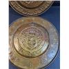 Image 4 : (2) Brass Decorative Plates: 14" & 11"