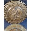 Image 5 : (2) Brass Decorative Plates: 14" & 11"
