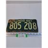 Image 1 : Carboard 1947 Illinois License Plate