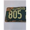 Image 2 : Carboard 1947 Illinois License Plate