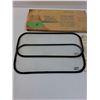 Image 3 : (2) Vintage Sleet Frost Shields for 1940's Car - 13.5" x 6"