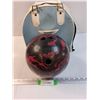 Image 1 : Vintage Brunswick Fireball Bowling Ball w/Carrying Bag - PICK UP