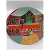 Image 2 : Handpainted Myan Themed Plate - 16" Diameter