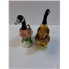 Image 2 : Pair of Ceramic Geese Figurines - 6" Tall - Made in Japan