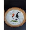 Image 3 : (2) Rooster Serving Plates - 12.5" & 11" Diameter