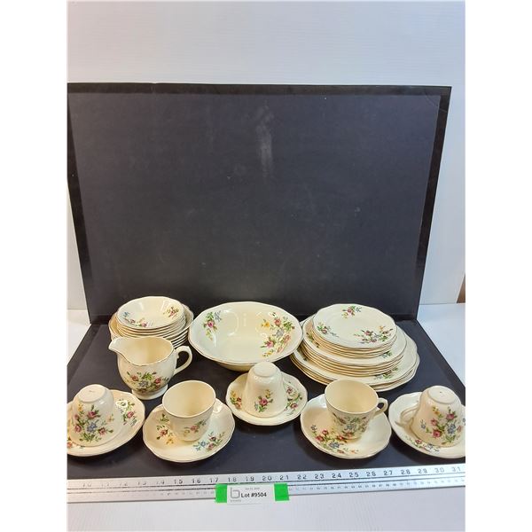 Regency British Anchor Dish Set & Teapcup Set - Made in England
