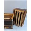 Image 4 : M. Hohner - Regent Wooden Accordion - Consignor States Needs Repair - 11" x 12" x 7"