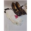 Image 3 : 1950's Jive Skirt & (2) Womens Dancing Shoes - Size 9 Approx, (2) Towels: Jive & Alberta Pool