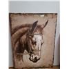 Image 1 : # Horse Painting on Canvas - 36" x 47" - CANNOT SHIP
