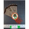 Image 1 : Indigneous Smudging Beaded Feather/Prayer Fan - 8" Long