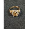 Image 2 : ^ Enchanting Equestrian Dream Horse Ring - 10kt Gold w/ Ruby Eye - Size 10
