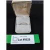 Image 1 : ^ White Gold & Diamond Ring - 14kt - Size 10.75 - w/Case
