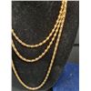 Image 2 : ^ Gold Plated Extra Long Necklace