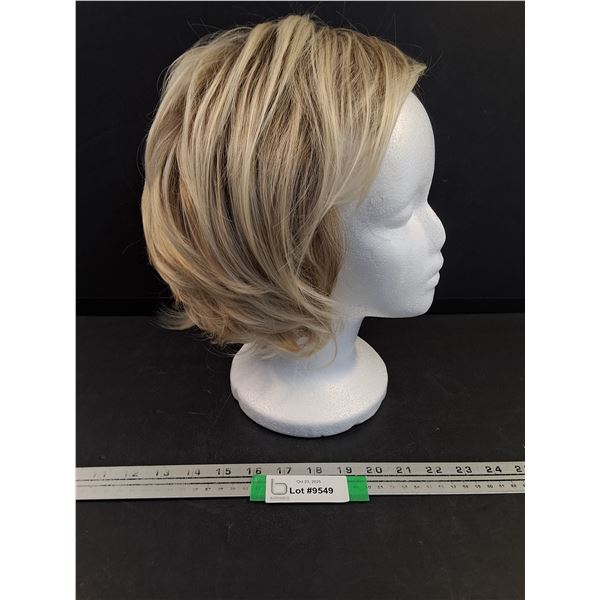 High Quality Synthetic Women's Breast Cancer Wig w/Styrofoam Head Included