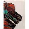 Image 2 : Stained Glass Horse Art Window Decor - 8" x 7"