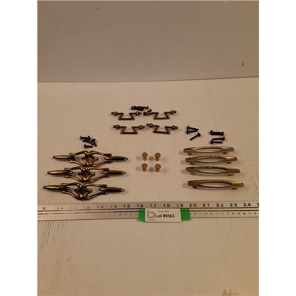 (4) Sets of MCM Vintage Furniture Handles