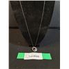Image 1 : ^ White Gold Necklace 14kt & Mom Pendant 10kt w/Diamond