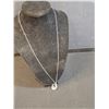 Image 5 : ^ White Gold Necklace 14kt & Mom Pendant 10kt w/Diamond