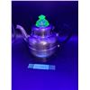 Image 1 : Wentworth Stainless Steel Kettle w/Uranium Glass Percolator