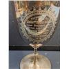 Image 2 : Silver Plated Goblet Award for Best Turnips - Dated 1876