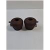 Image 4 : (2) Vintage Cast Iron Horn Weights