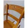 Image 2 : # Child's Wooden Rocking Chair - CANNOT SHIP