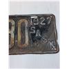 Image 3 : Saskatchewan License Plate: 1927